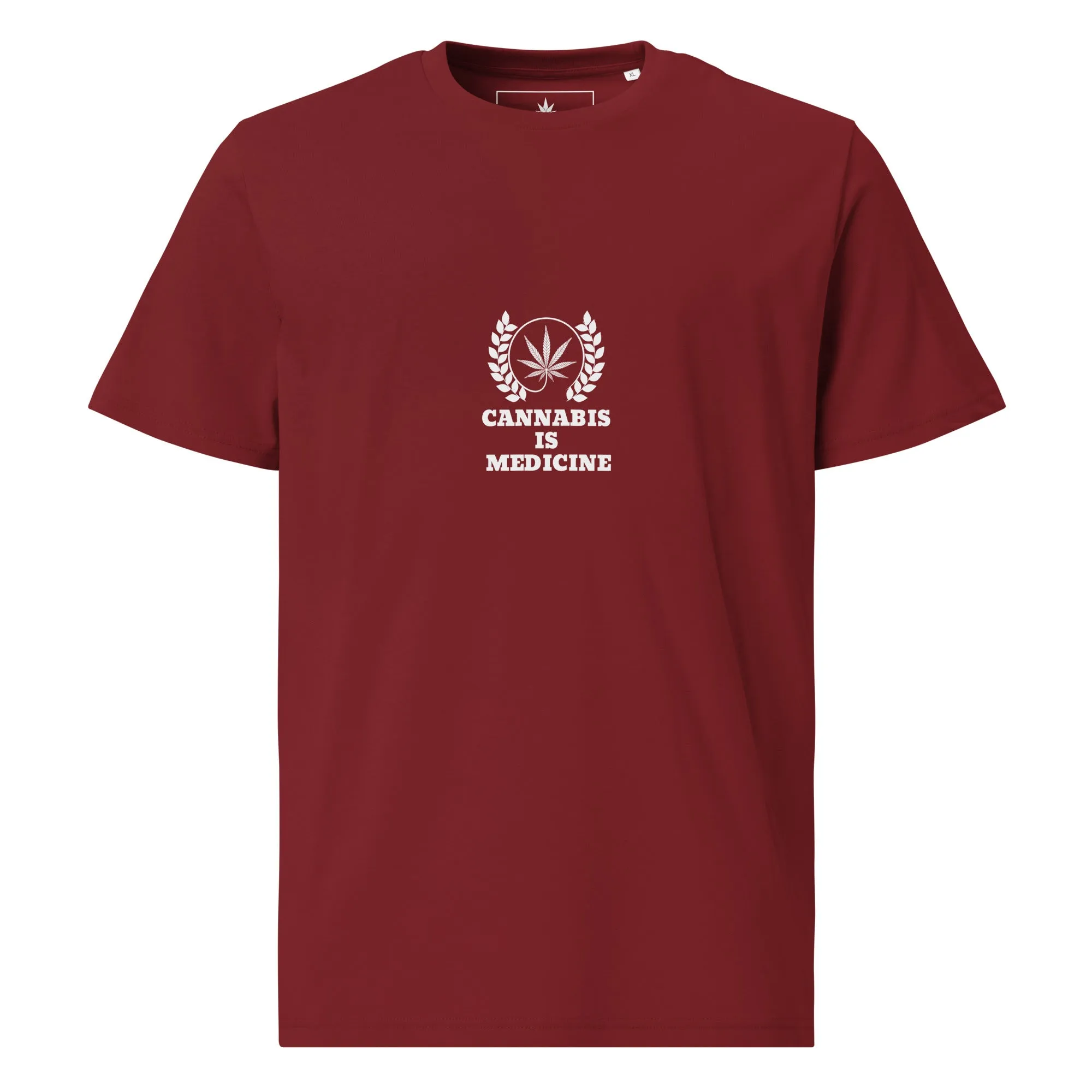 Cannabis Is Medicine Unisex Organic T-shirt