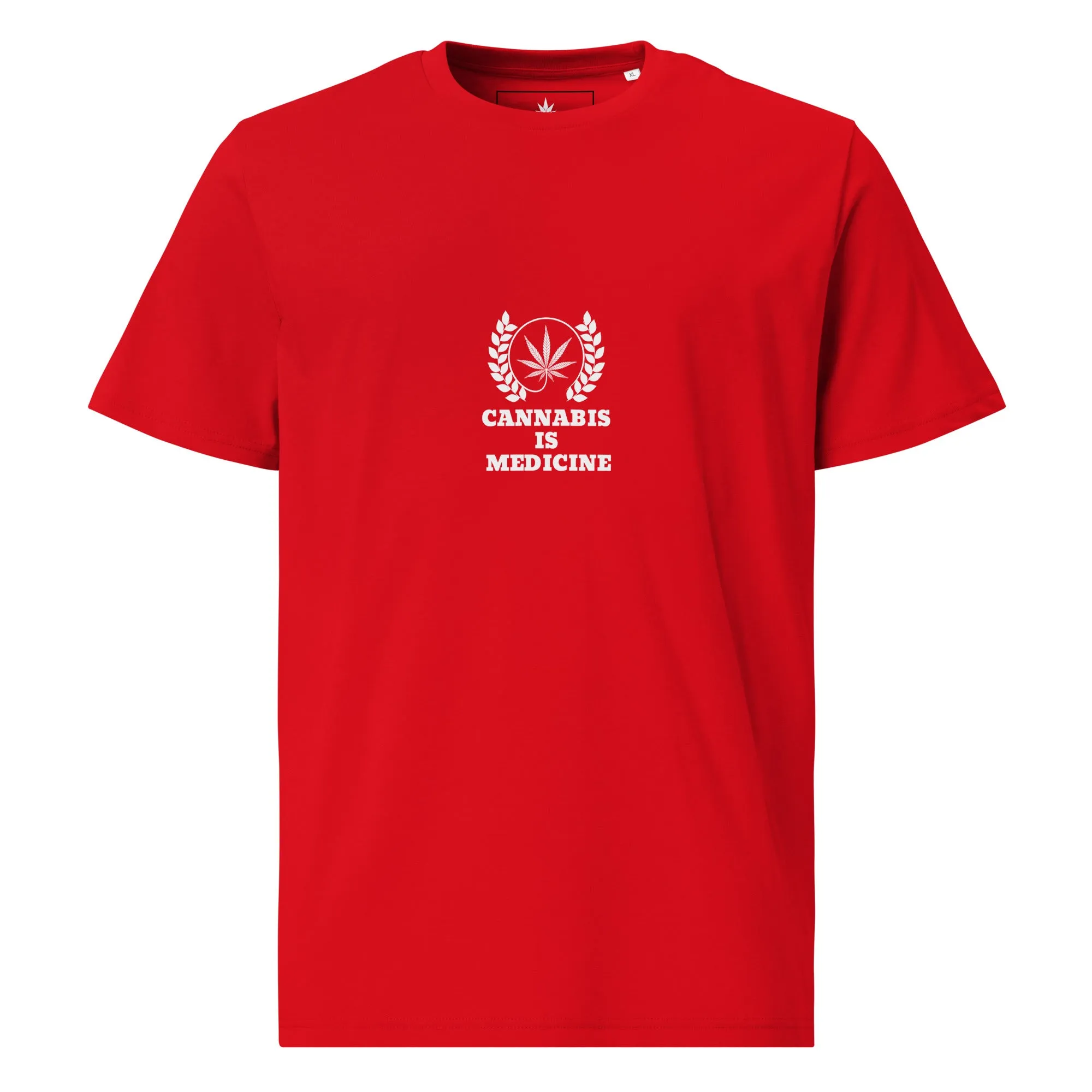 Cannabis Is Medicine Unisex Organic T-shirt