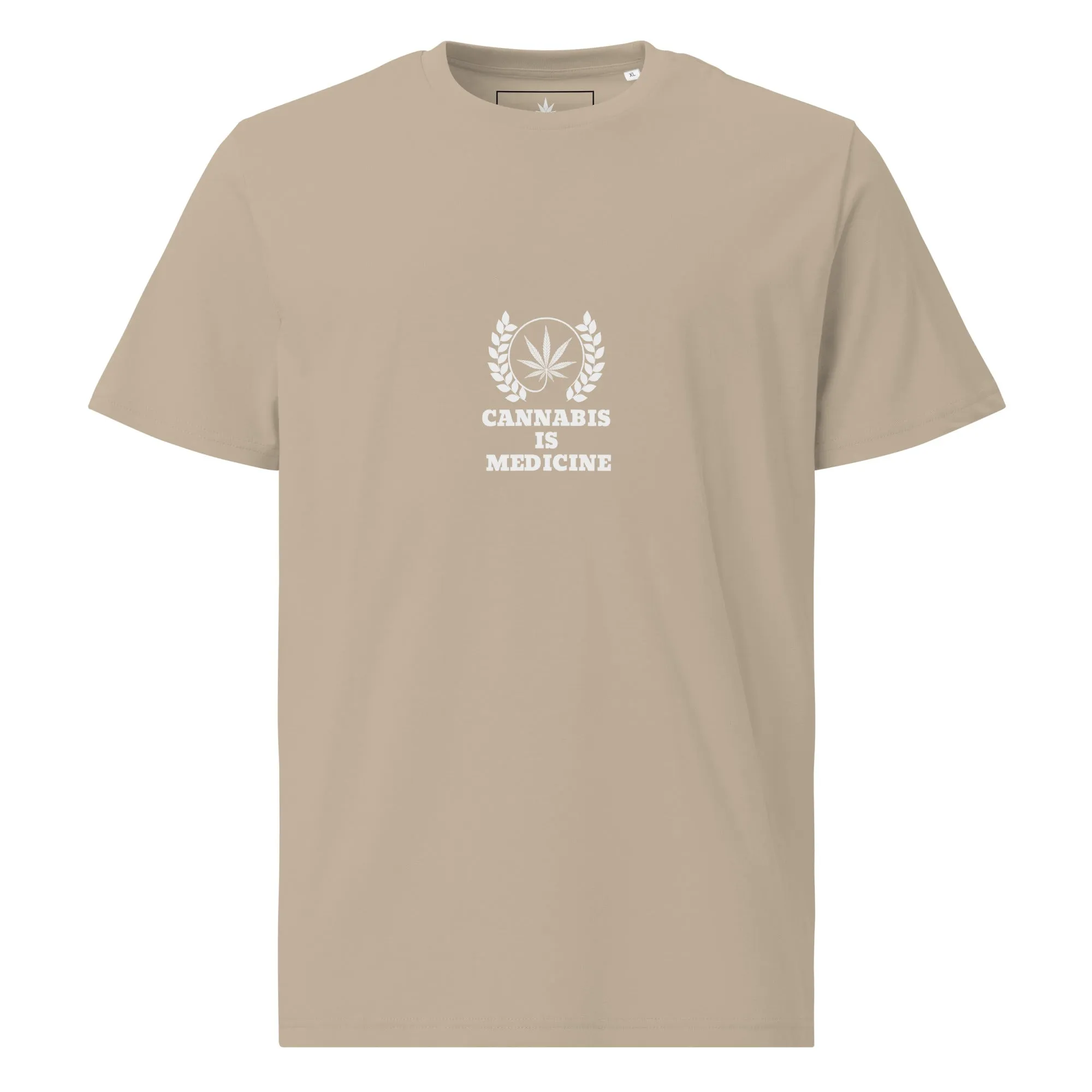Cannabis Is Medicine Unisex Organic T-shirt