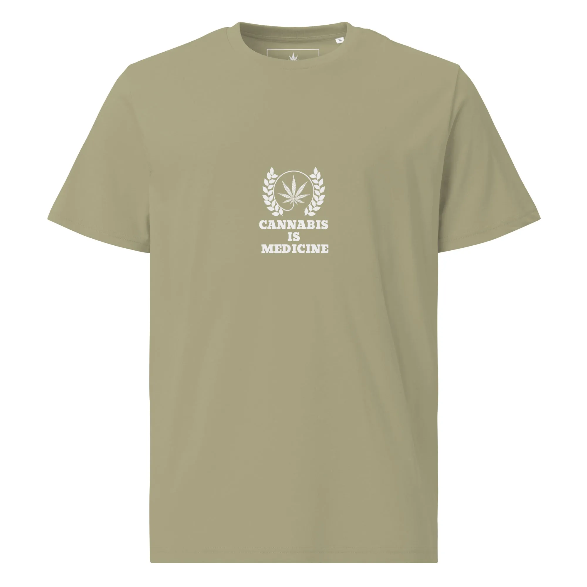 Cannabis Is Medicine Unisex Organic T-shirt