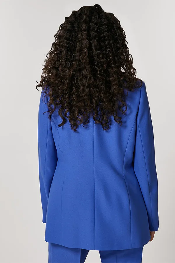 CANOA CREPE ENVERS SATIN BLAZER