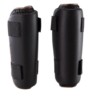 Carbon PU Shin Guard for Savate Martial Arts Full-Contact Karate