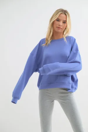 Cassie Relaxed Long Crop Sweatshirt