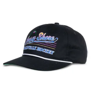 Celly Hockey Jersey Shore Boardwalk Hockey Snapback Hat - Black