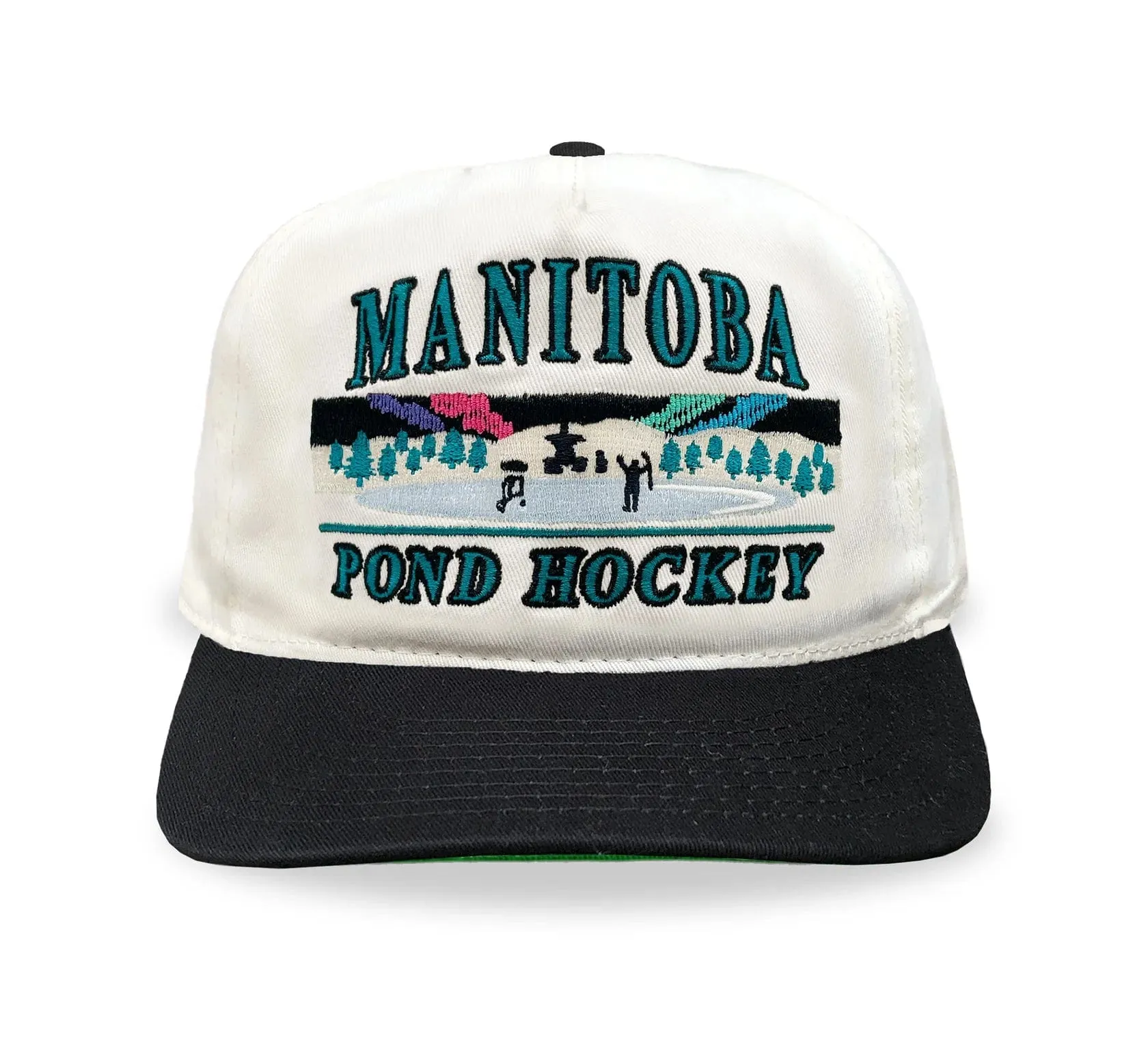 Celly Hockey Manitoba Pond Hockey Snapback Hat - Cream