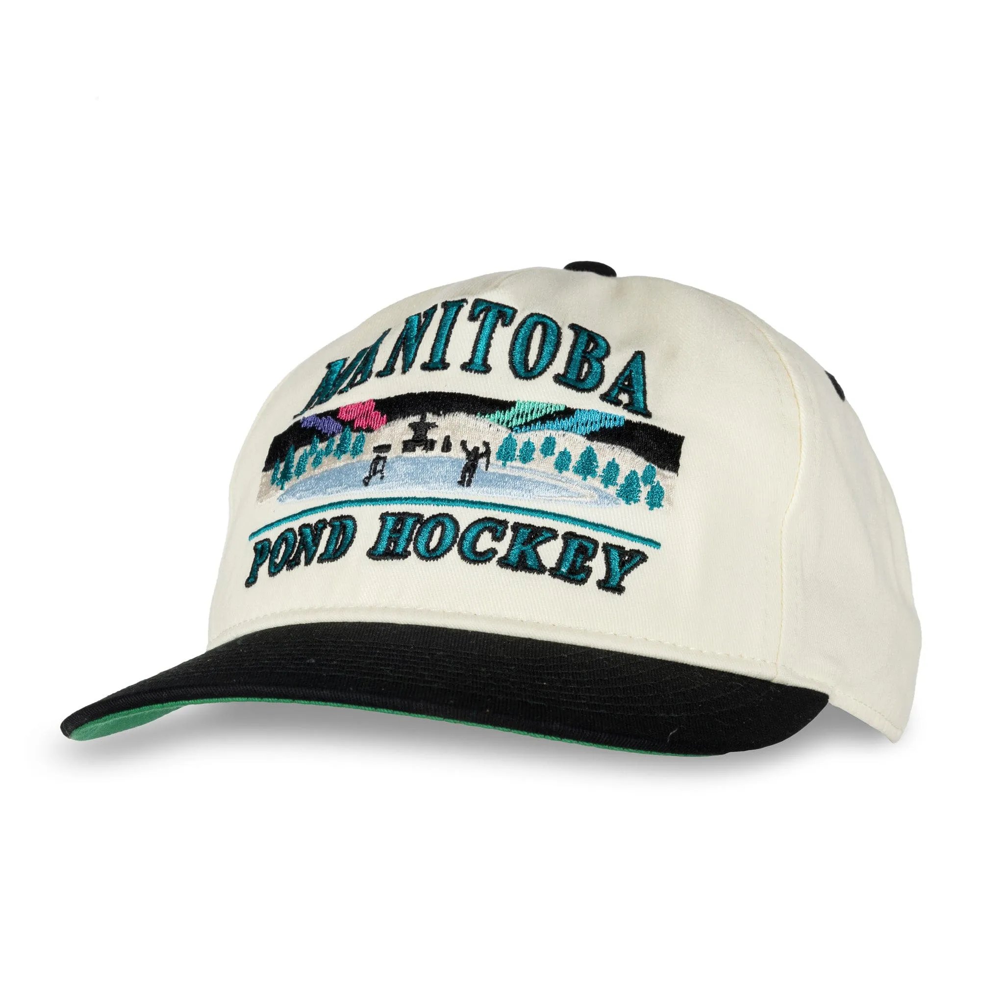 Celly Hockey Manitoba Pond Hockey Snapback Hat - Cream