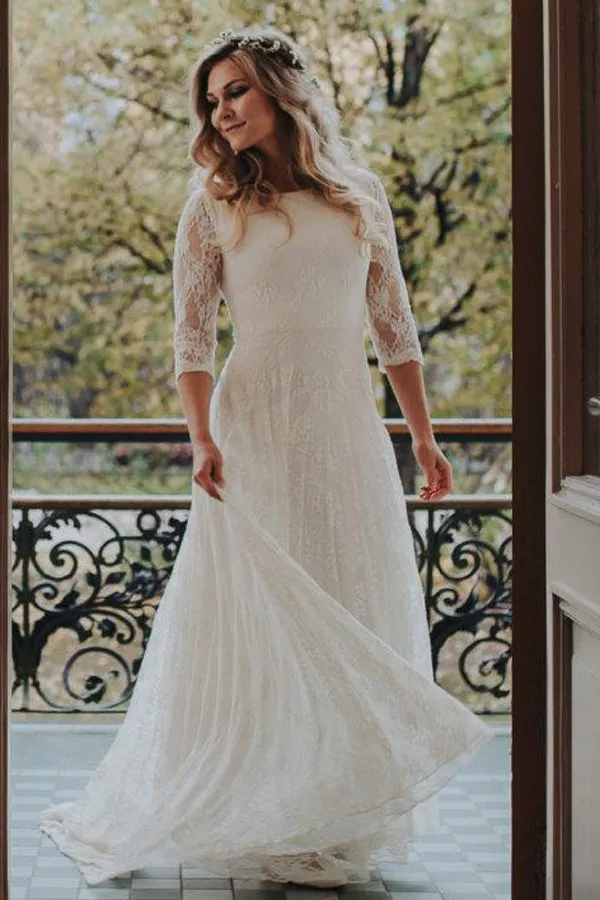 Chiffon Jersey Satin Sash Ribbon Lace Wedding Dress-715107