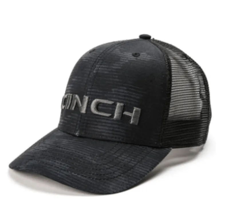 Cinch Black Logo Trucker Cap