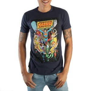Classic Vintage Justice League Comic Book Cover Artwork T-Shirt