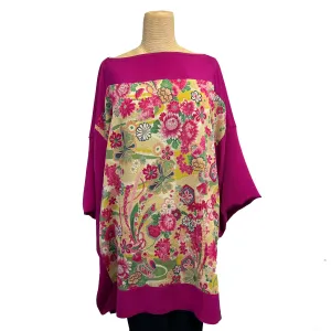 Constance West Kimono, Noshi Bundles, Fuchsia, OS
