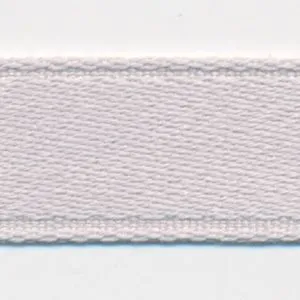 Cotton Single-Face Satin Ribbon #48 Silver
