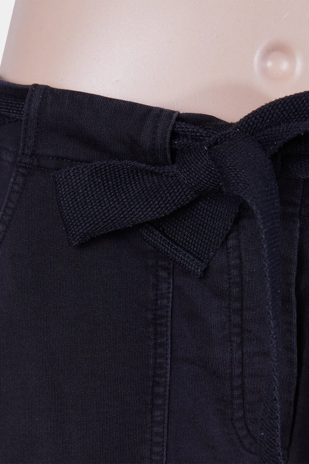 Country Road Black Drawstring Joggers
