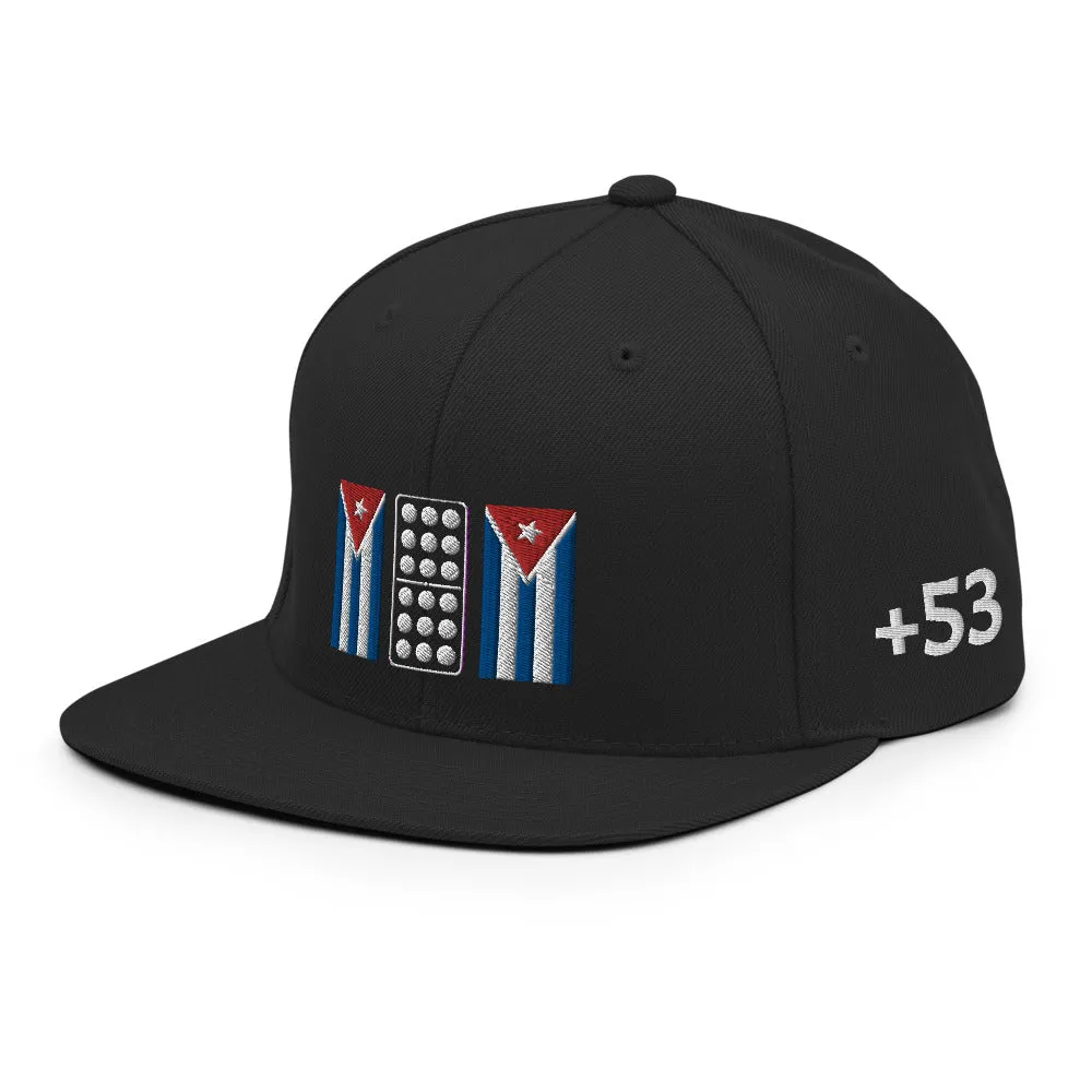 Cuba Double 9 Dominoes Snapback Hat