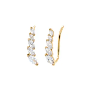 CZ Multi Marquise Ear Climber