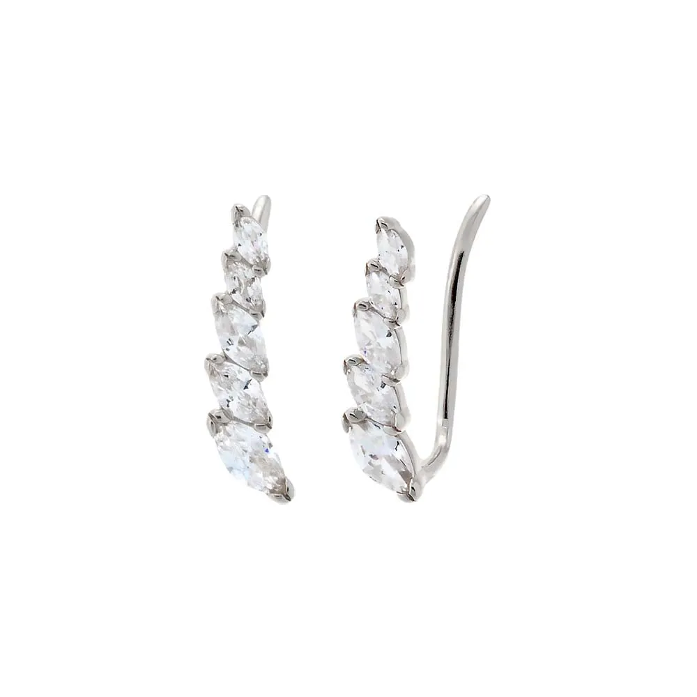 CZ Multi Marquise Ear Climber