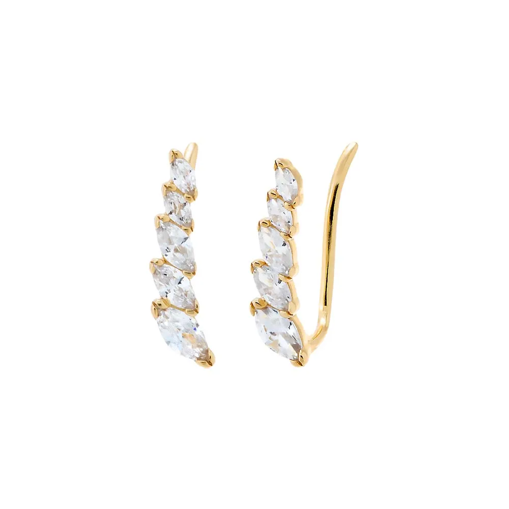 CZ Multi Marquise Ear Climber