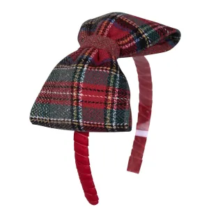 Daga - Waiting For Christmas Tartan Hairband - Red