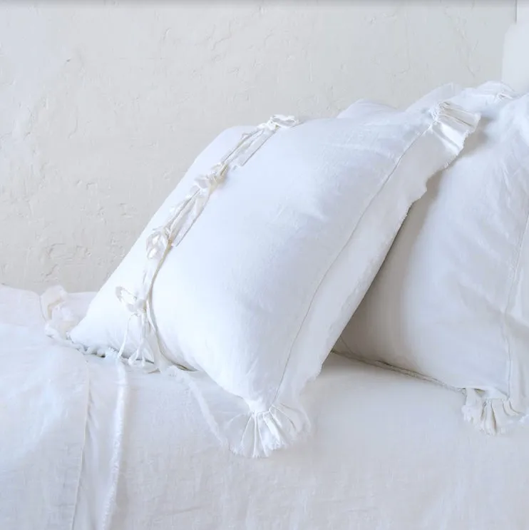 Delphine Deluxe Sham - Winter White