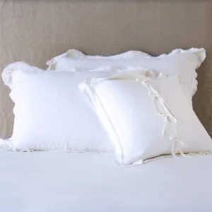 Delphine Deluxe Sham - Winter White