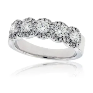 Diamond Halo Anniversary or High Fashion Band