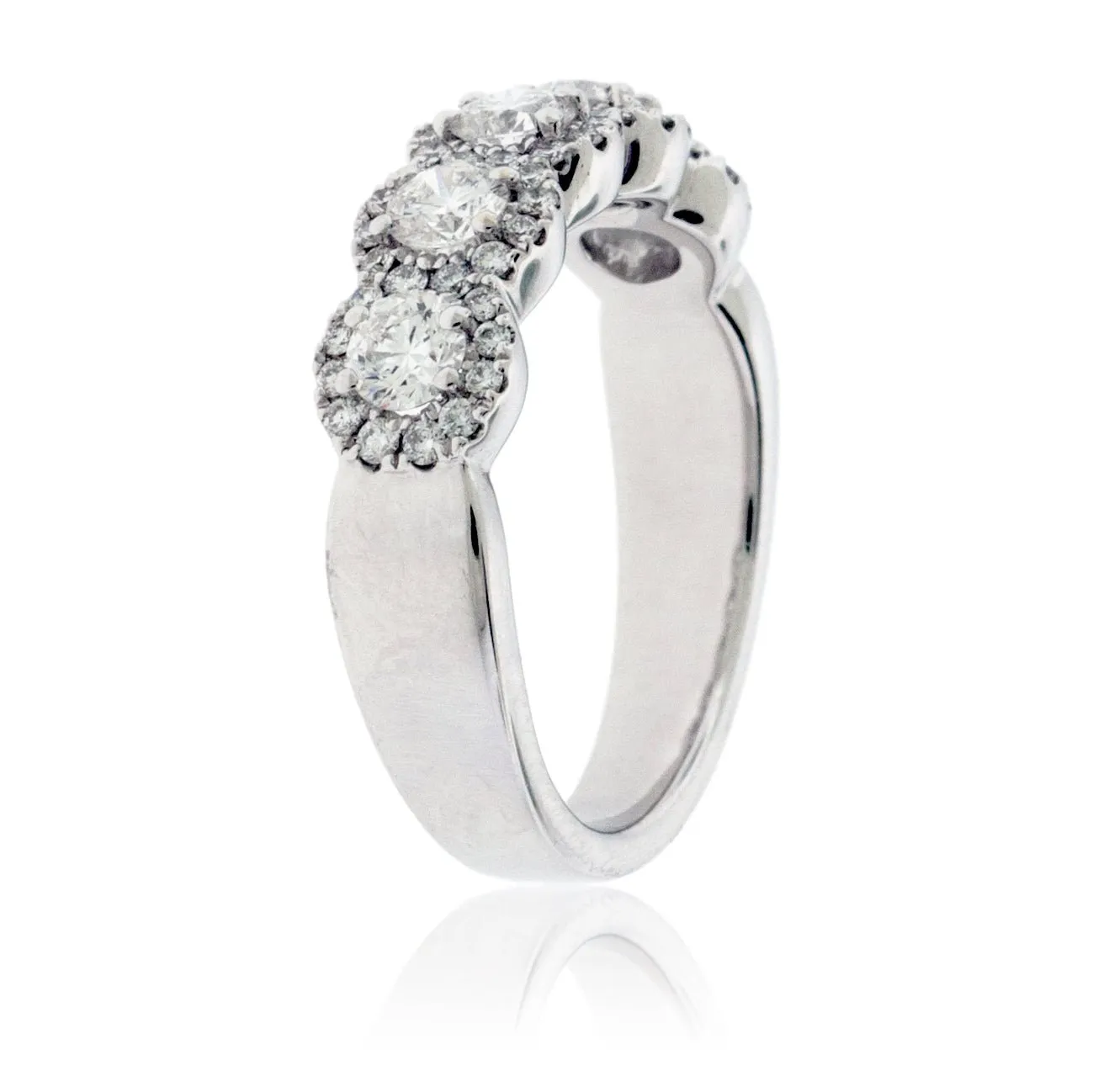 Diamond Halo Anniversary or High Fashion Band