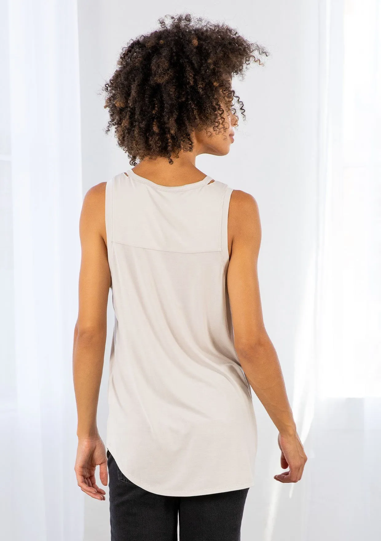 Didi Cutout Tank Top