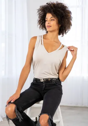 Didi Cutout Tank Top