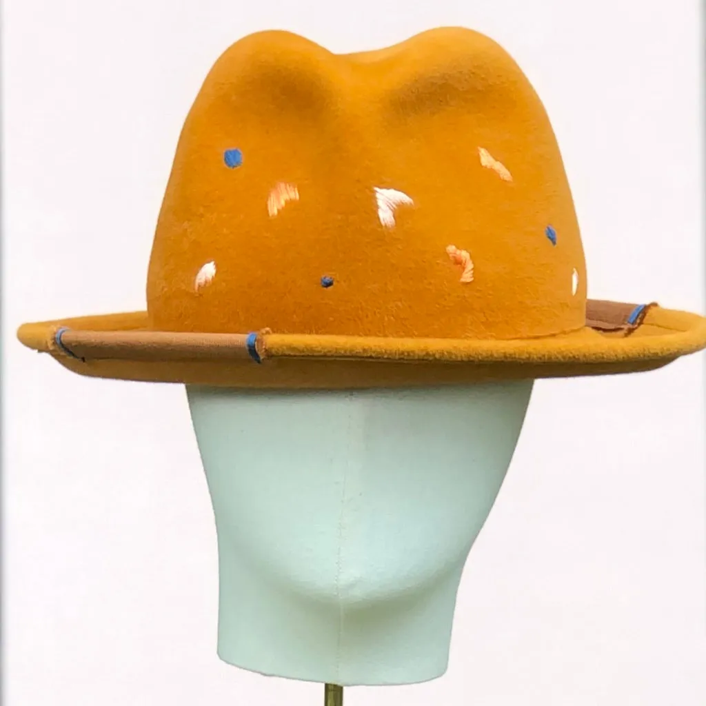 Dina Fedora in Pumpkin