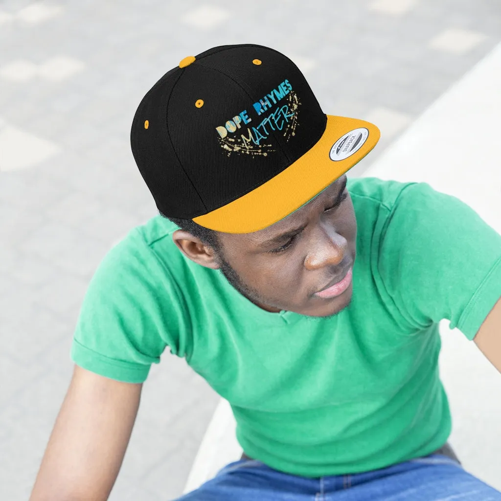 Dope Rhymes Matter Snap Back Hat