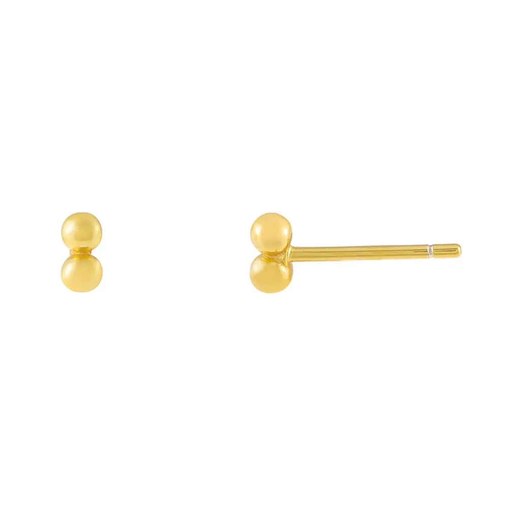 Double Ball Stud Earring