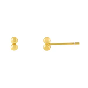 Double Ball Stud Earring