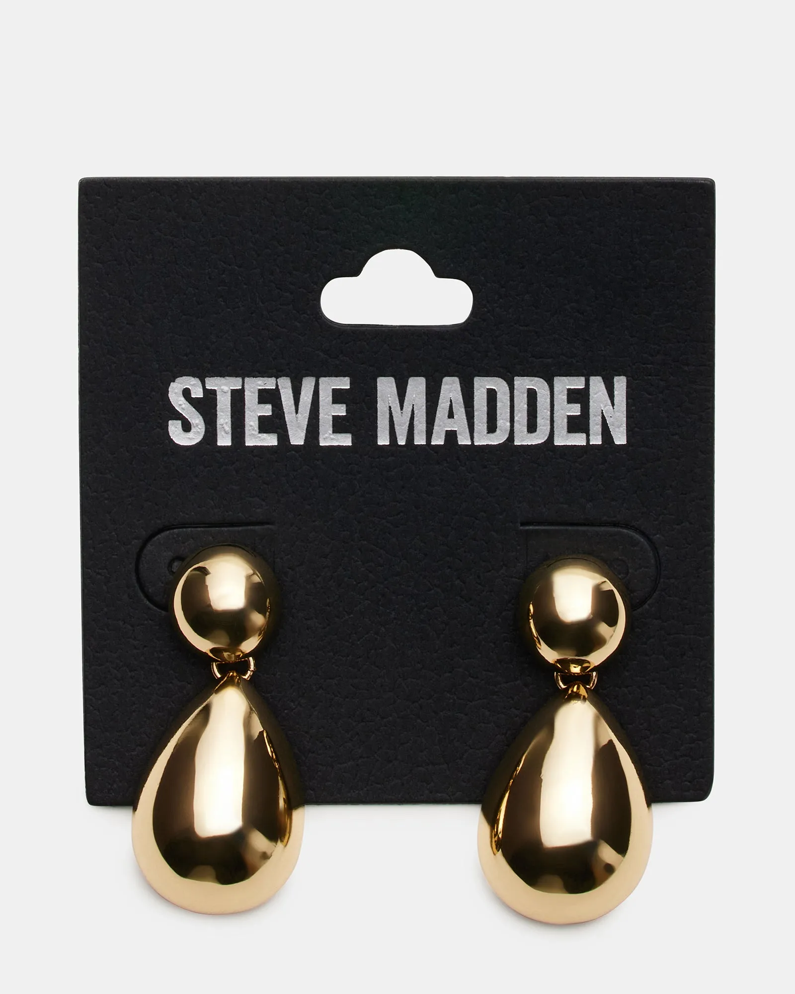 DOUBLE TEARDROP EARRINGS GOLD