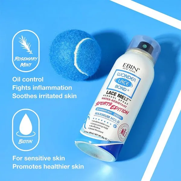 Ebin New York Wonder Lace Bond Sports Edition - LACE MELT AEROSOL SPRAY - (C)