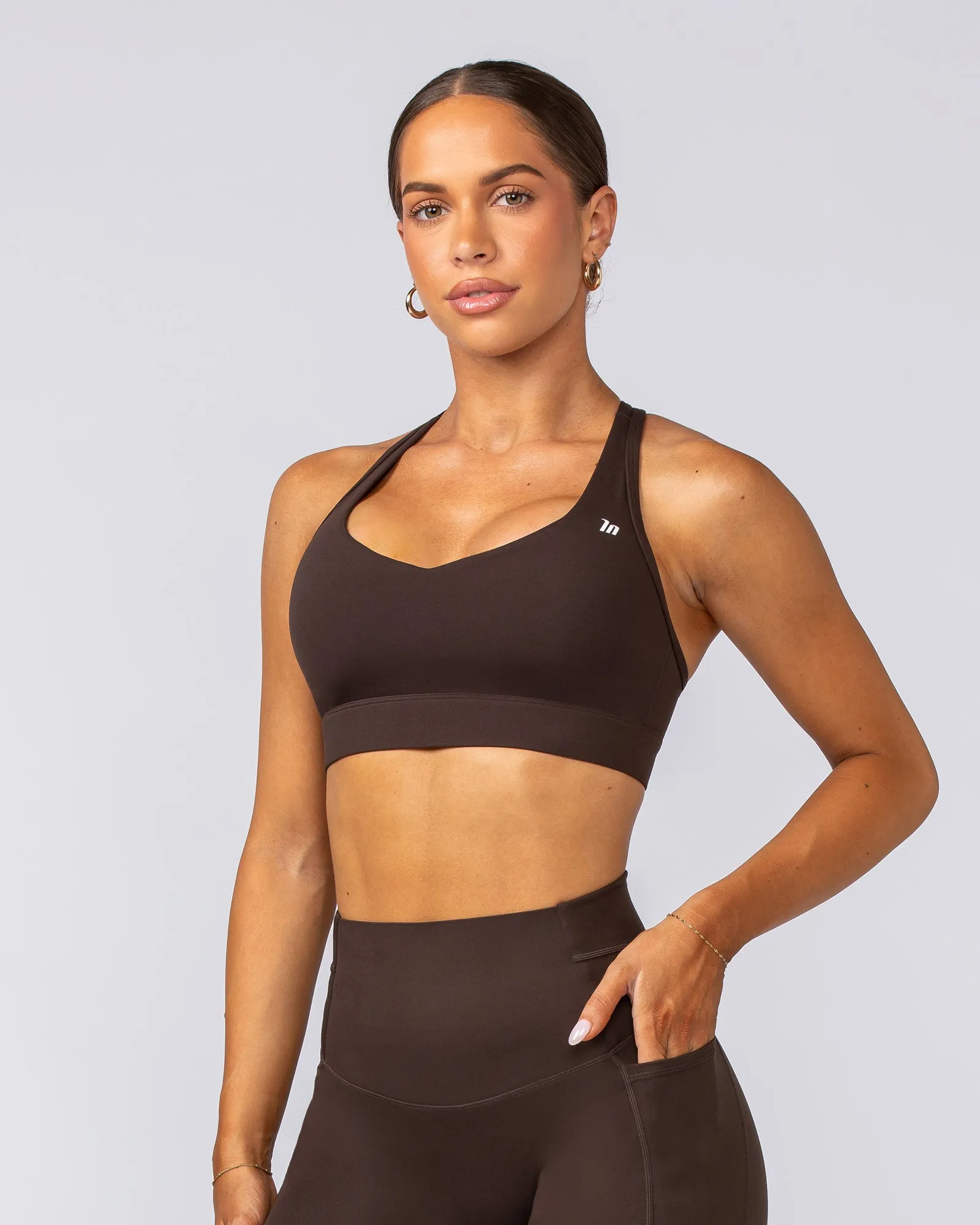 Elite Support Bra - Cocoa