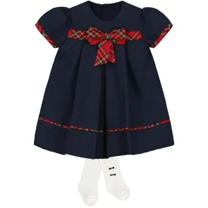 Eliza Navy Baby Girl Party Dress