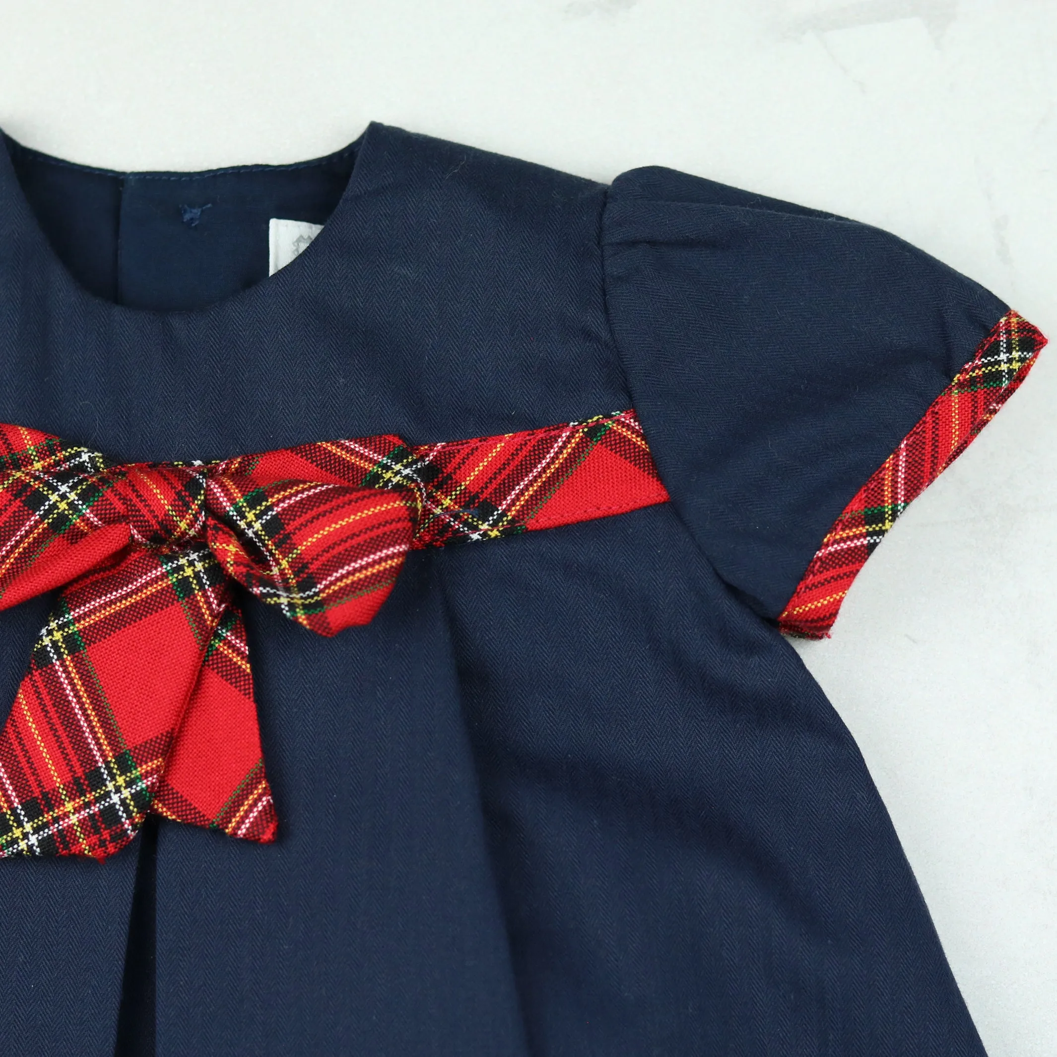 Eliza Navy Baby Girl Party Dress