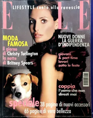 ELLE Italia December 2000 ELSA BENITEZ Christy Turlington ISABELI FONTANA Anna Mouglalis SPEARS