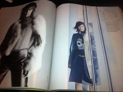 ELLE Italia December 2000 ELSA BENITEZ Christy Turlington ISABELI FONTANA Anna Mouglalis SPEARS
