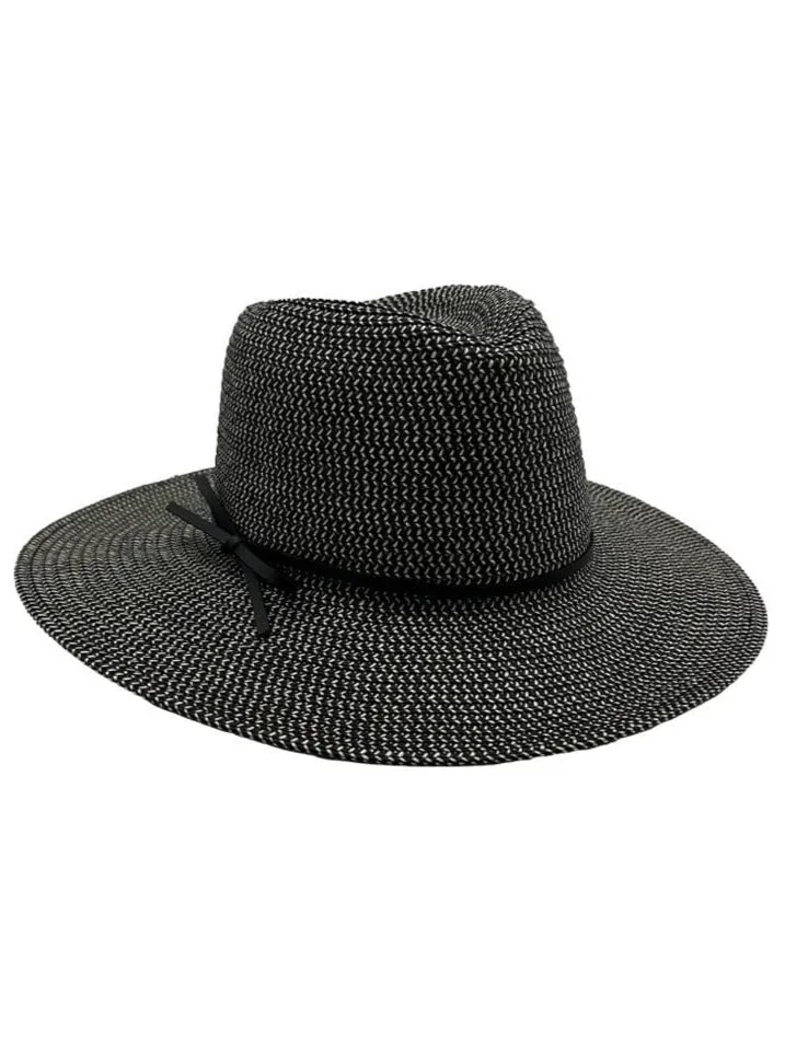 Esme Black Tweed Fedora Hat