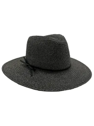 Esme Black Tweed Fedora Hat