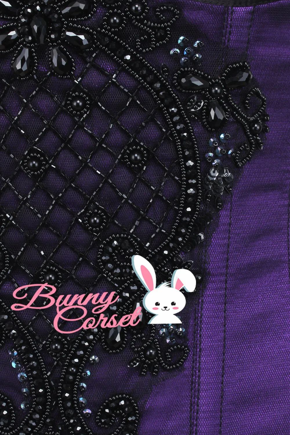 Esme Embroidered Lace Overlay Couture Corset