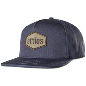ETNIES MILLWOOD SNAPBACK HAT [NAVY] OS