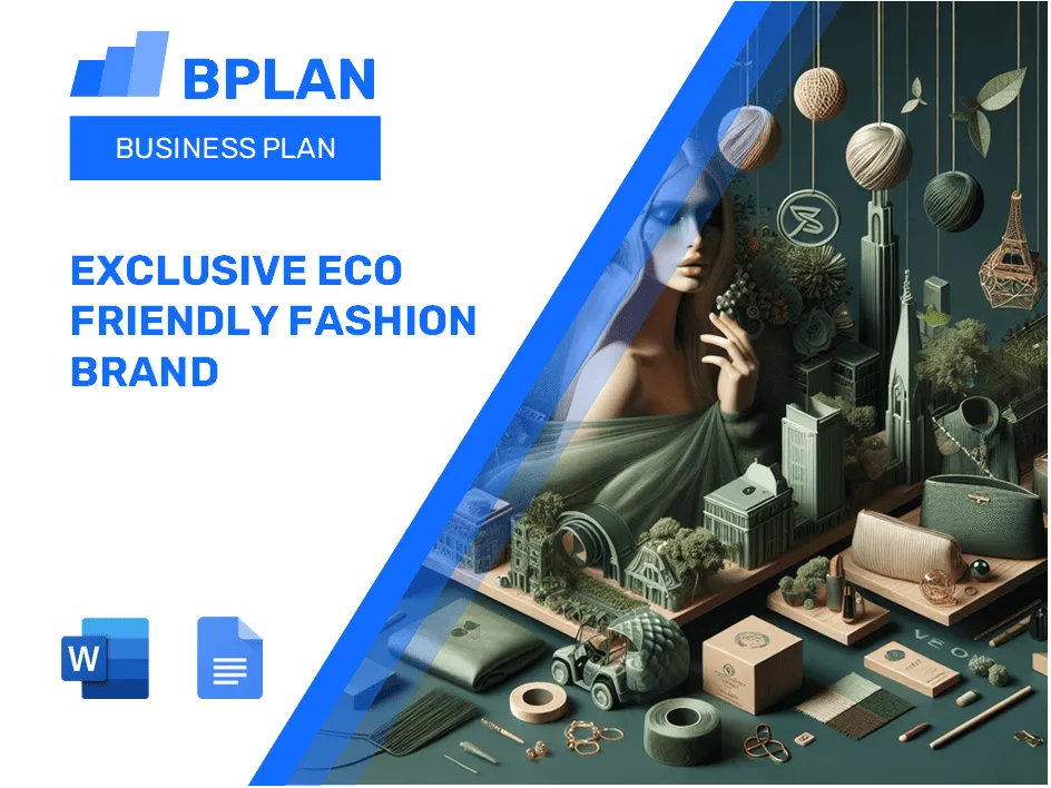 Exclusive Eco Friendly Fashion Brand Business Plan