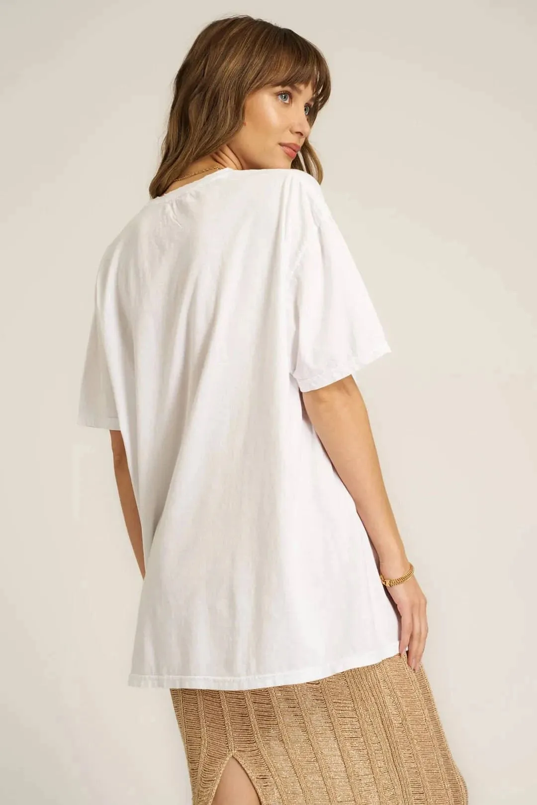Fancy Drinks Relaxed Tee by Project Social T | White