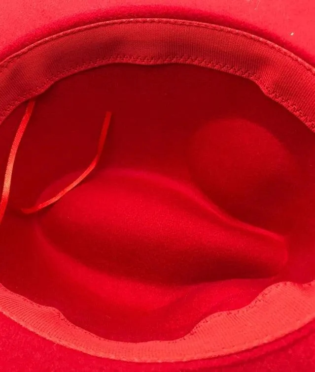Fedora Hat With Leather Ribbon