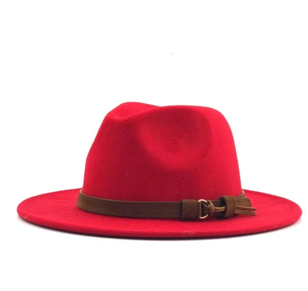 Fedora Hat With Leather Ribbon