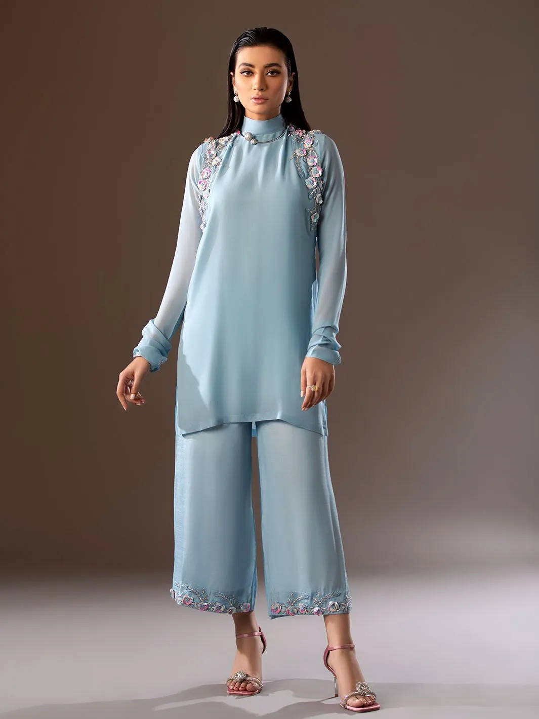 Fleur | Mohtaram NUUR Luxury PRET Collection 2022 | Stitched Silk Suits