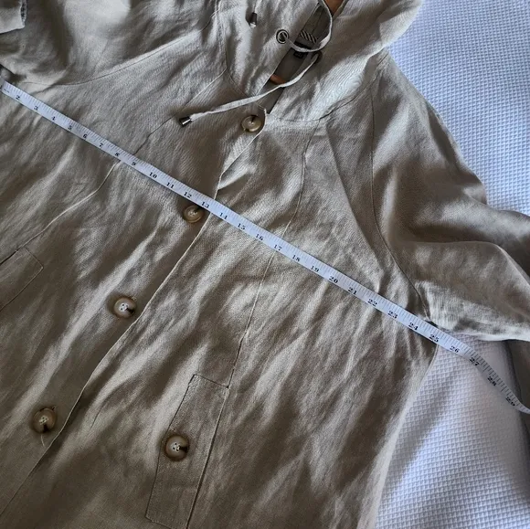For Cynthia Tan Utility Jacket with Hood and Relaxed Fit Coastal