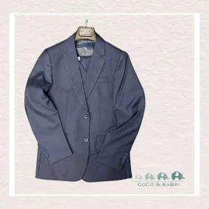 Fouger Suit: Three Piece (Jacket, Vest & Pant) - Navy