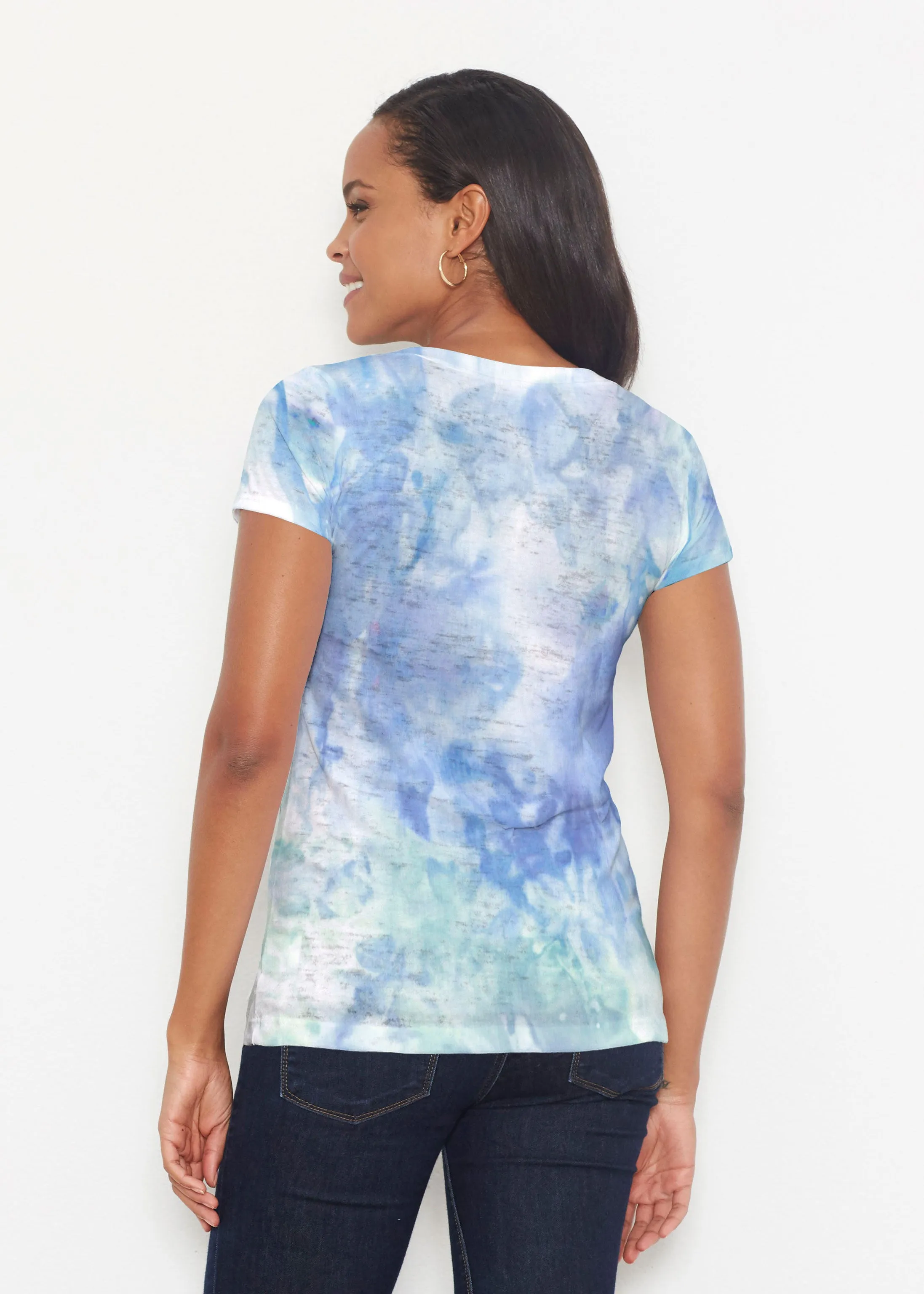 Francesca (16249) ~ Short Sleeve Scoop Shirt